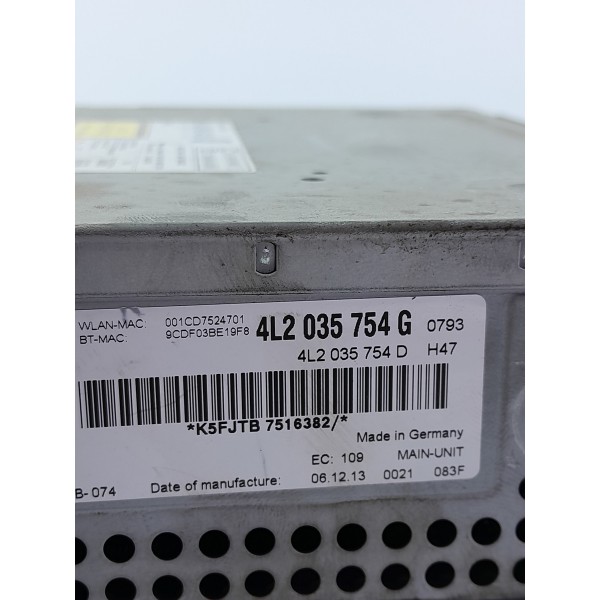 Radio Cd Player Audi Q7 3.0 2010/2015 4l2035754g