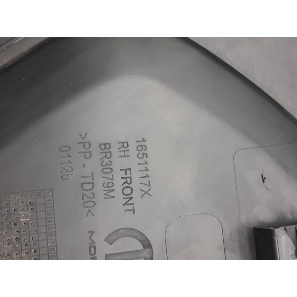 Forro Porta Jeep Renegade Dianteira Direita 2016/2021 Preto