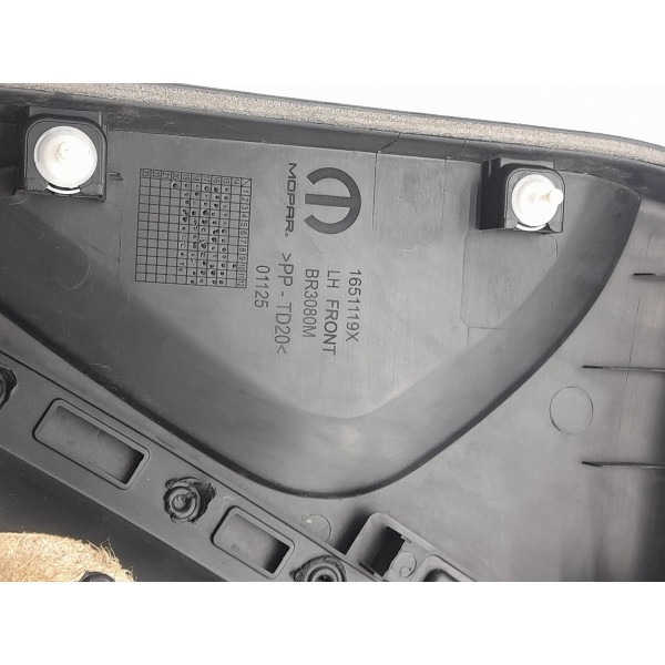 Forro Porta Jeep Renegade Dianteiro Esq 2016/2021 Br3078m Preto