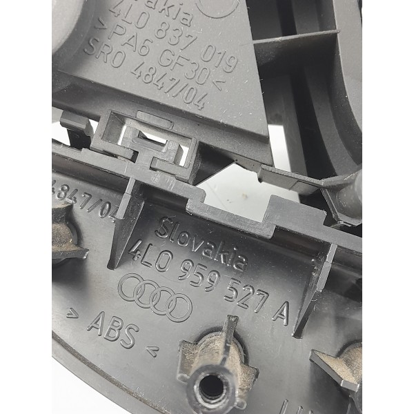 Macaneta Interna Audi Q7 Dianteira Esq 2010/2015 4l0959527 Preto Dianteira