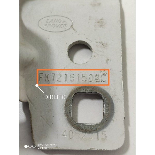 Amortecedor Suporte Capo Discovery Sport 2018 Fk7216c826