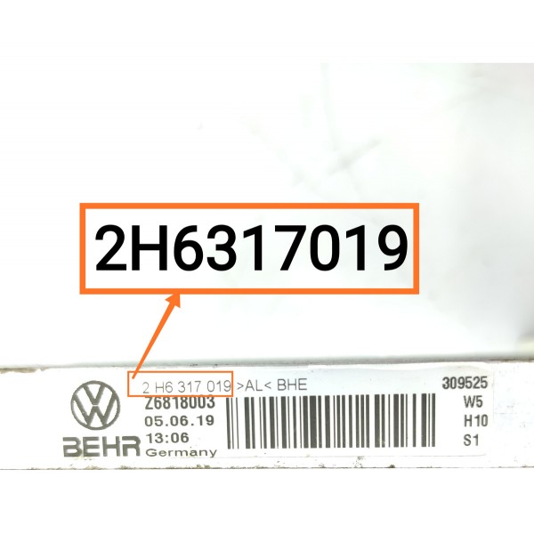 Radiador Oleo Cambio Amarok V6 3.0 2017/2023 2h6317019