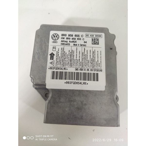 Kit Airbag Audi Q5 2009 2010 2011 2012 2013  5wk44113 Cinza