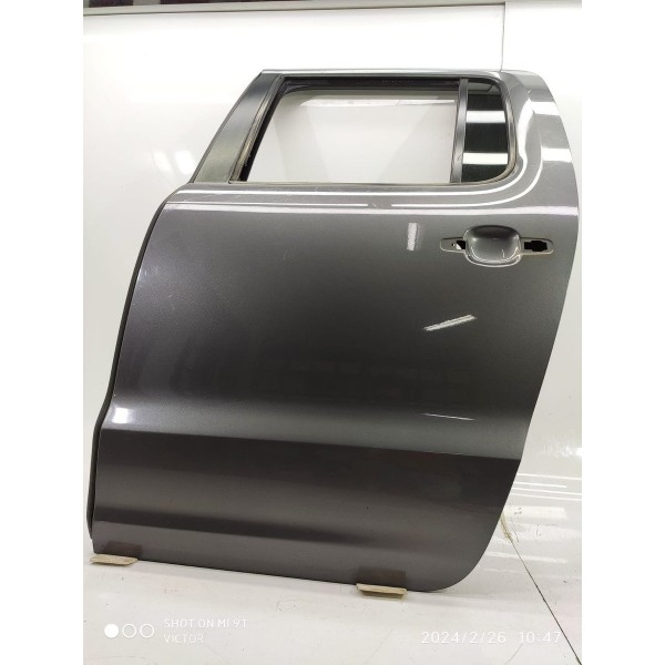 Porta Traseira Esquerda Amarok V6 2017/2023 Lisa Orig Traseira Esquerda Cinza