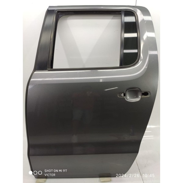 Porta Traseira Esquerda Amarok V6 2017/2023 Lisa Orig Traseira Esquerda Cinza