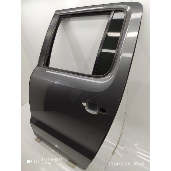 Porta Traseira Esquerda Amarok V6 2017/2023 Lisa Orig Traseira Esquerda Cinza