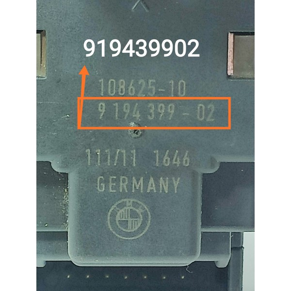 Modulo Slot Chave Bmw X1 2009/2015 919439902