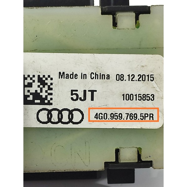 Botao Comando Memoria Banco Audi A6 2011/2016 4g09597695pr