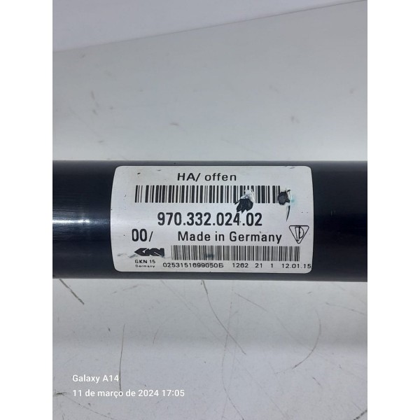 Semi Eixo Panamera Traseiro Dir 2010/2019 97033202402