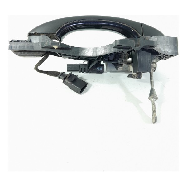 Macaneta Externa Audi Q7 Dianteira Esquerda 2010/2015 Det Preto Dianteira