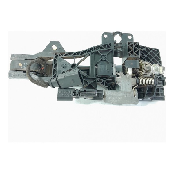 Macaneta Externa Audi Q7 Dianteira Esquerda 2010/2015 Det Preto Dianteira