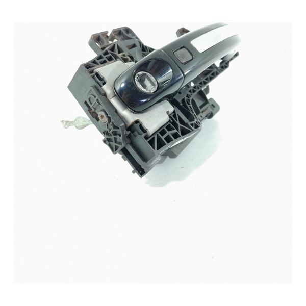 Macaneta Externa Audi Q7 Dianteira Esquerda 2010/2015 Det Preto Dianteira