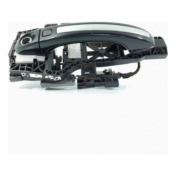 Macaneta Externa Audi Q7 Dianteira Esquerda 2010/2015 Det Preto Dianteira