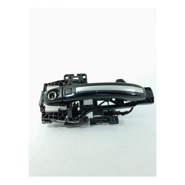 Macaneta Externa Audi Q7 Dianteira Esquerda 2010/2015 Det Preto Dianteira