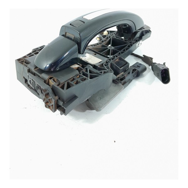 Macaneta Externa Audi Q7 Traseira Esquerda 2010/2015 Det Preto Traseira