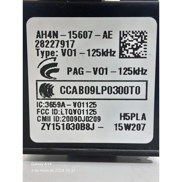 Sensor Keyless Discovery Sport Volvo Jaguar 28227917