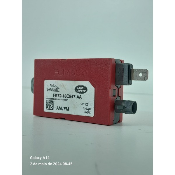 Modulo Amplificador Antena Discovery Sport 14/19 Fk7218c847 Vermelho
