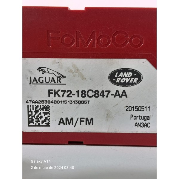 Modulo Amplificador Antena Discovery Sport 14/19 Fk7218c847 Vermelho