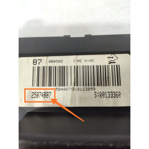 Painel Instrumento Chevrolet Captiva 2008/2016 25874887 Preto