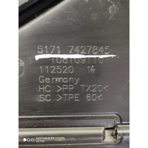 Grade Parabrisa Bmw 320 330 G20 2019/2025 51717427845 Preto Fosco