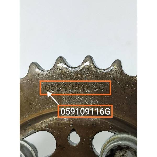 Polia Engrenagem Comando Válvula Amarok V6 2017/2023 Orig