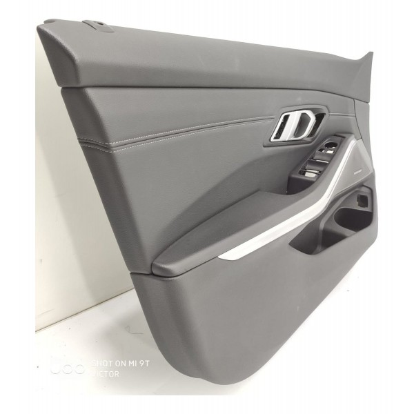 Forro Porta Bmw 320 330 Dianteiro Esquerdo 2019/2025 3390653 Preto
