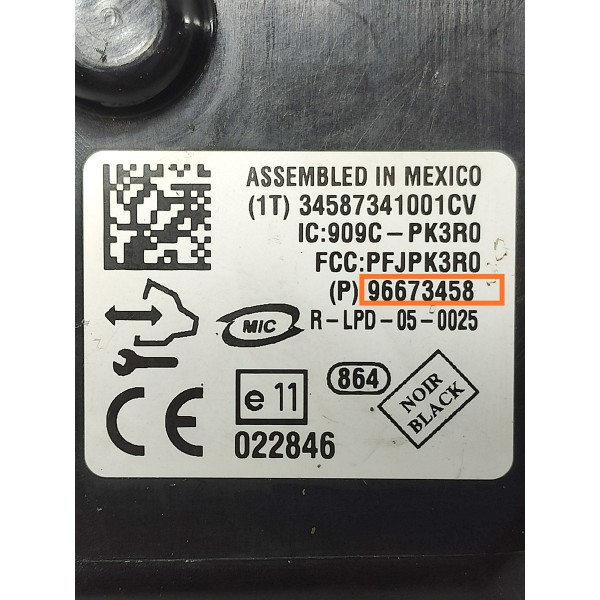 Modulo Imobilizador Ignicao Gm Captiva 2008/2012 96673458