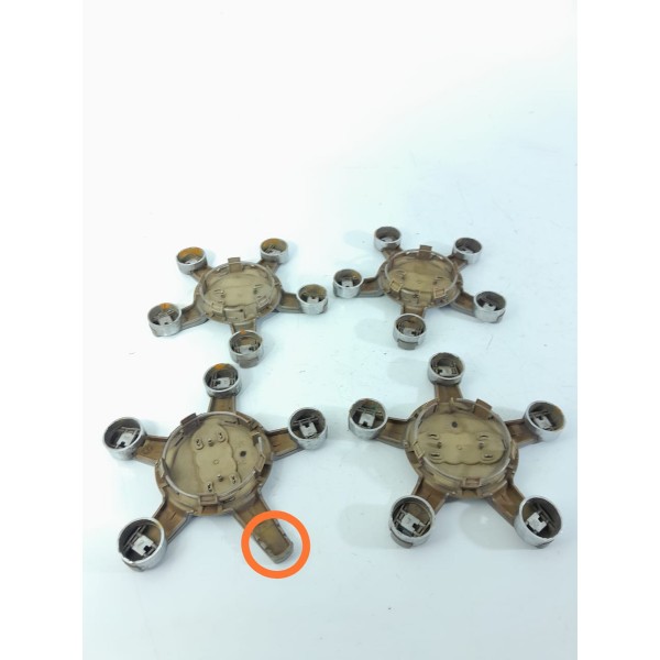 Jogo Calota Audi Q7 A8 2010/2015 4l0601165d Unidade Cinza