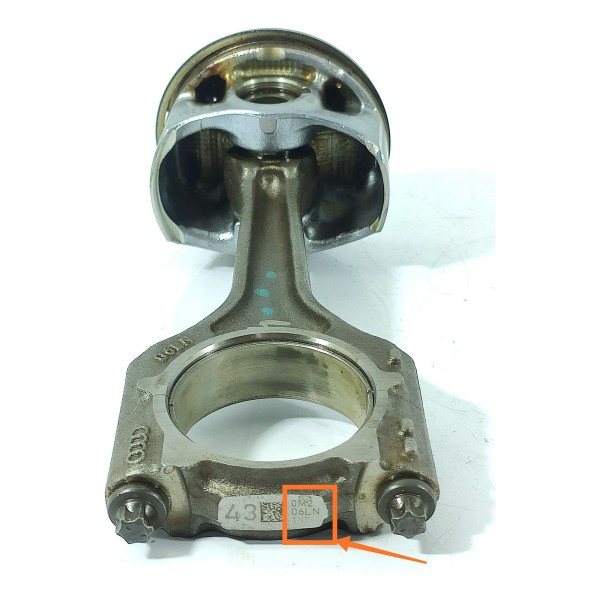 Pistao Biela Audi Q5 2.0 Tfsi 225cv 2014/2018 Stander