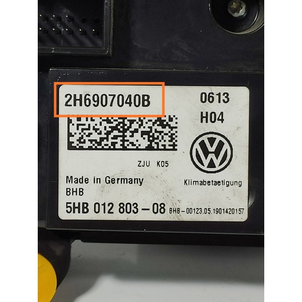 Comando Ar Condicionado Amarok 2017/2023 2h6907040b