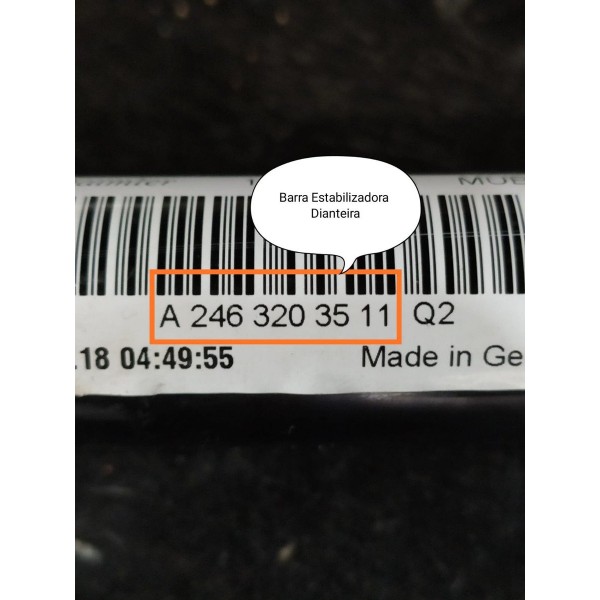 Barra Estabilizadora Mercedes Gla 200 Dian 15/20 A2463203511