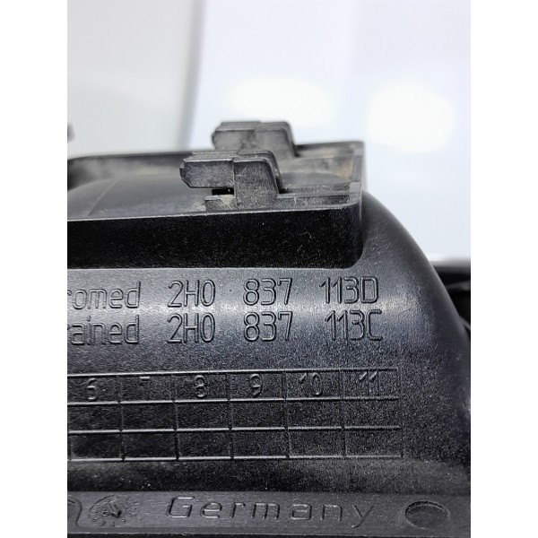 Macaneta Interna Amarok Traseira Esq 2010/2023 2h0837113d Preto Traseira