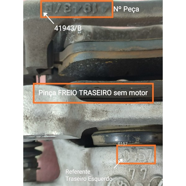 Pinca Mercedes Gla200 250 Traseira Esquerda Eletr 2015/2020