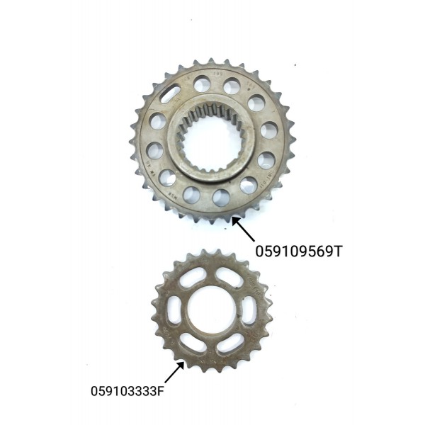 Kit Corrente Amarok 3.0 V6 2017 2018 2019/2023 Det Marrom