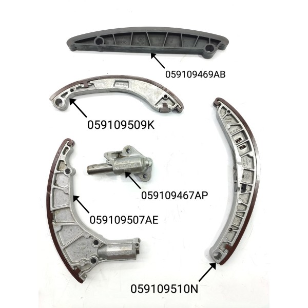 Kit Corrente Amarok 3.0 V6 2017 2018 2019/2023 Det Marrom