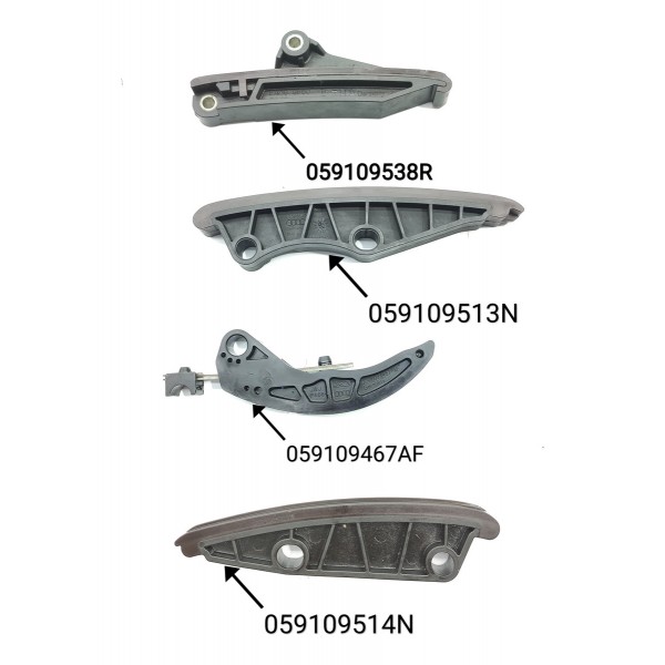 Kit Corrente Amarok 3.0 V6 2017 2018 2019/2023 Det Marrom