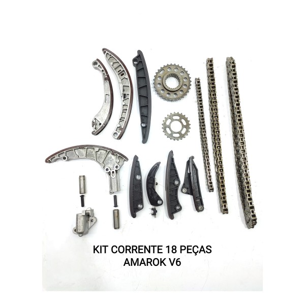 Kit Corrente Amarok 3.0 V6 2017 2018 2019/2023 Det Marrom