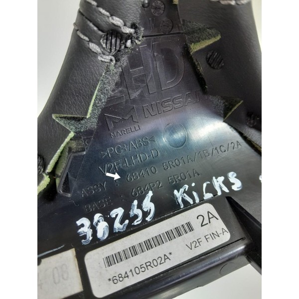 Acabamento Painel Nissan Kicks Couro 2022 2023 684105r01a