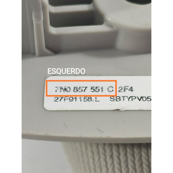 Quebra Sol Amarok Esquerdo 2010/2023 7n0857551c