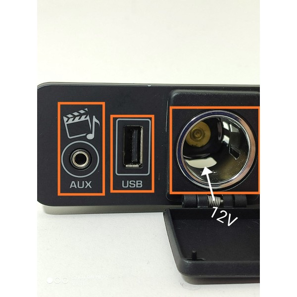 Entrada Usb Aux Discovery Sport 2014/2019 Fk7219c166 Azul-celeste