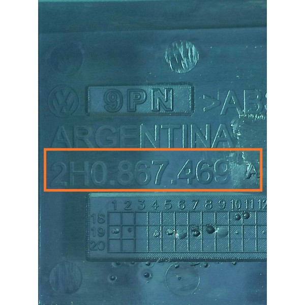 Botao Vidro Amarok Dianteiro Direito 2010/2023 2h0867469a