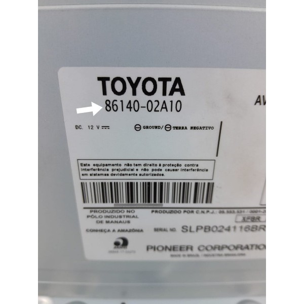 Multimidia Corolla Corolla Cross 2019/2024 8614002a10