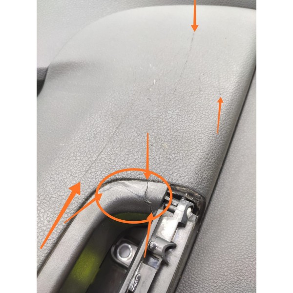 Forro Porta Amarok Dianteira Esquer 2010/2023 2h0867165 Det Preto