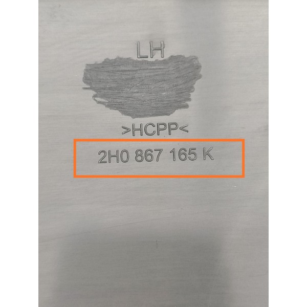 Forro Porta Amarok Dianteira Esquer 2010/2023 2h0867165 Det Preto