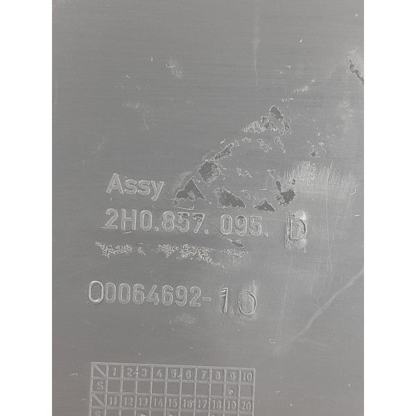 Tampa Porta Luvas Amarok 2017/2023 2h0857095 Det