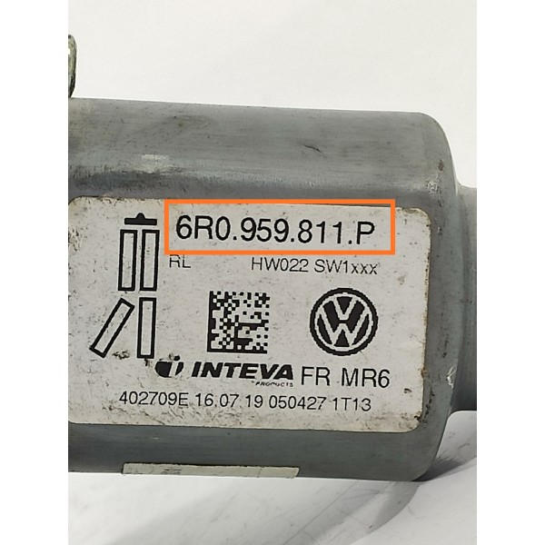 Motor Maquina Vidro Amarok Traseira Esq 2017/2023 6r0959811p