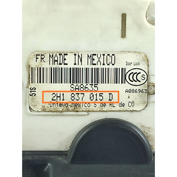 Fechadura Porta Amarok Dianteira Esq 2010/2023 2h1837015d