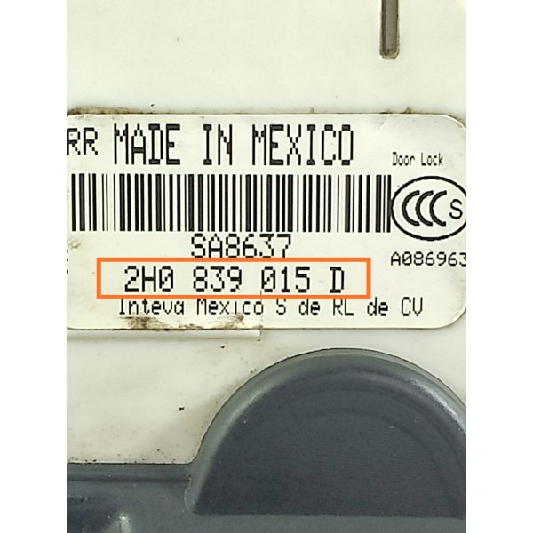 Fechadura Porta Amarok Tras Esquerda 2010/2023 2h0839015d