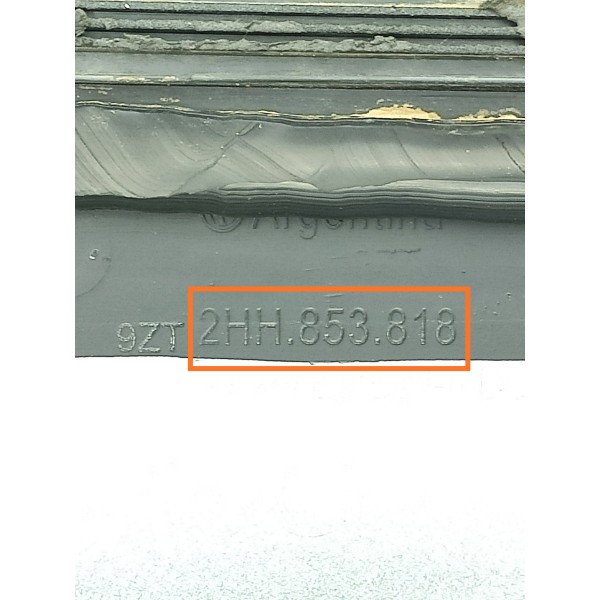 Aplique Moldura Caçamba Amarok Direita 2010/2023 2hh853818 Branco