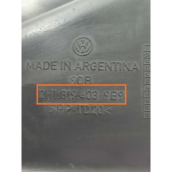 Grade Parabrisa Amarok 2010/2023 2h18194039b9 Preto Fosco